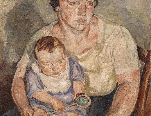 Portrait d'une mère et de son enfant